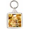 Keep Calm and Love Sausage Rolls - Square Keyring