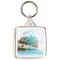 Keep Calm and Love Hedgehogs - Square Keyring