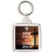 Keep Calm and Love Jesus - Square Keyring