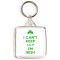 I Can't Keep Calm I'm Irish - Square Keyring