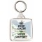 Keep Calm and Love Grimsby - Square Keyring