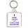 Keep Calm and Play the Bagpipes - Square Keyring
