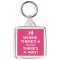 Where There's a Woman There's a Way! - Square Keyring