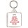 Keep Calm and Blame Someone Else - Square Keyring