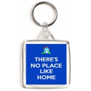 There's No Place Like Home - Square Keyring