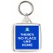 There's No Place Like Home - Square Keyring