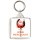 Keep Calm I'm a Wine Merchant - Square Keyring