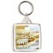 Keep Calm and Love English Muffins - Square Keyring