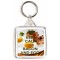 Keep Calm Love Bacon and Eggs - Square Keyring