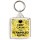 Keep Calm Love Scrambled Eggs - Square Keyring