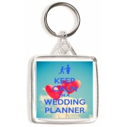 Keep Calm I'm a Wedding Planner - Square Keyring
