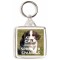 Keep Calm and Love Springer Spaniels - Square Keyring