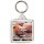 Keep Calm and Love Jam Doughnuts - Square Keyring