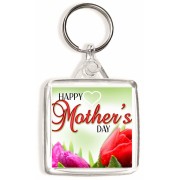 Happy Mother's Day - Square Keyring