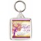 Happy Mother's Day A man's is from sun to sun but a mother's work is never done. - Square Keyring