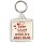 Keep Calm You're the World's Best Mum - Square Keyring