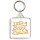 Don't Stop Believing - Square Keyring