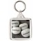 Dream Inspire Courage Harmony - Square Keyring