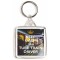 Keep Calm I'm a Tube Train Driver - Square Keyring