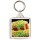 Keep Calm and Love Popcorn - Square Keyring