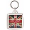 Keep Calm and Leave it to Change Management - Square Keyring