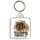 Keep Calm and Love Russian Gerbils - Square Keyring