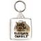 Keep Calm and Love Russian Gerbils - Square Keyring