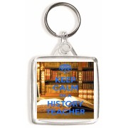 Keep Calm I'm a History Teacher - Square Keyring