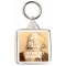 Keep Calm and Listen to Brahms - Square Keyring