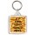 Keep Calm and Love French Fries - Square Keyring