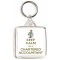 Keep Calm I'm a Chartered Accountant - Square Keyring