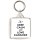 Keep Calm and Love Karaoke - Square Keyring