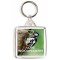 Keep Calm and Love Woodpeckers - Square Keyring