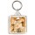 Keep Calm and Love a Cornish Pasty - Square Keyring