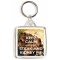 Keep Calm and Love Steak and Kidney Pie - Square Keyring