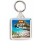 Keep Calm and Love Majorca - Square Keyring
