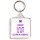 Keep Calm My Dad is My Super Hero - Square Keyring