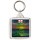Keep Calm and Love Guernsey - Square Keyring