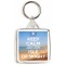 Keep Calm and Love Isle of Wight - Square Keyring
