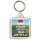 Keep Calm and Love Isle of Man - Square Keyring
