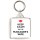 Keep Calm I'm the Manager's Wife - Square Keyring