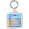 Keep Calm and Love Hastings - Square Keyring