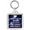 Keep Calm Mum Loves You to the Stars and Back - Square Keyring