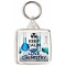 Keep Calm and Love Chemistry - Square Keyring