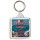 Keep Calm and Love Qatar - Square Keyring