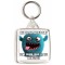 Happy Father's Day From your Little Monster! - Square Keyring