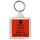 Keep Calm and Make Mine a Large One - Square Keyring