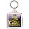 Keep Calm and Love Sweden - Square Keyring