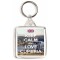 Keep Calm and Love Cumbria - Square Keyring