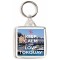 Keep Calm and Love Torquay - Square Keyring